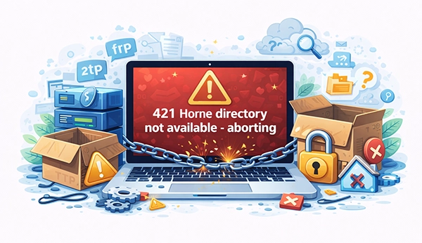 Fix 421 Home Directory Not Available error in Linux
