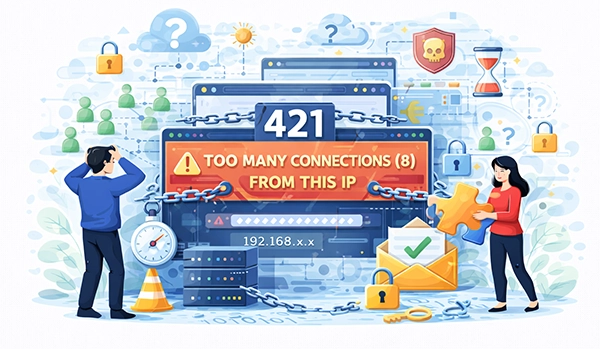 421 Too Many Connections Error Fix