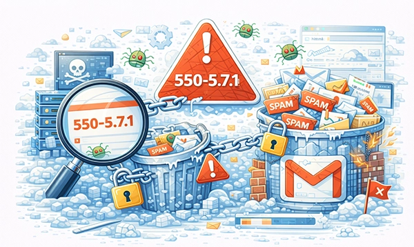 550-5.7.1 Likely Unsolicited Mail Error Fix