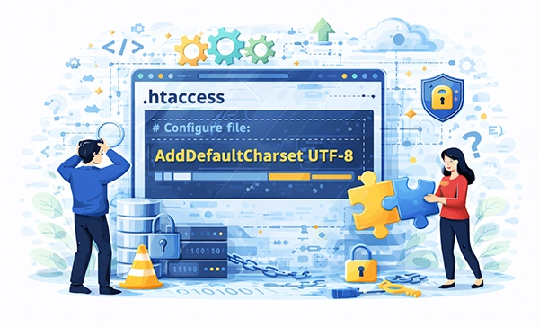 AddDefaultCharset UTF-8 in .htaccess
