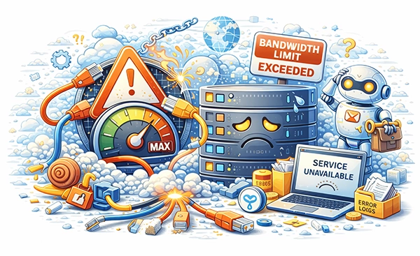 Bandwidth Limit Exceeded Error