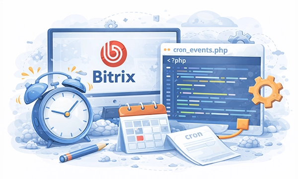 Bitrix CMS cron_events.php configuration guide