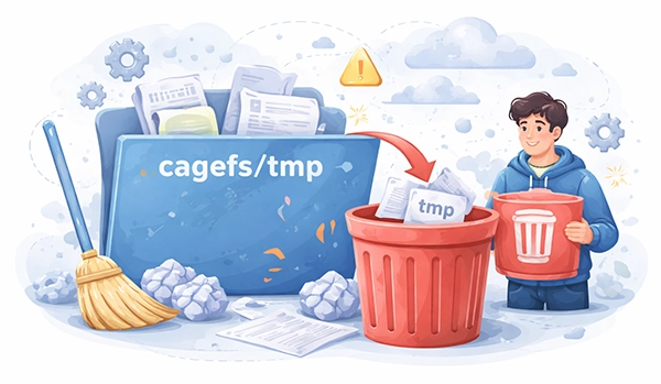 CloudLinux CageFS temporary files cleanup guide