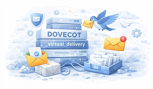 Dovecot virtual delivery architecture with Postfix