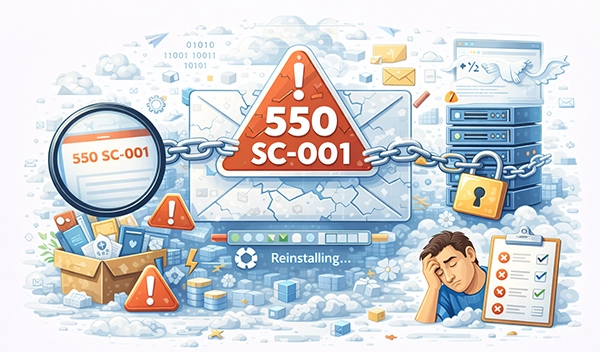 Error 550 SC-001 Fix Guide
