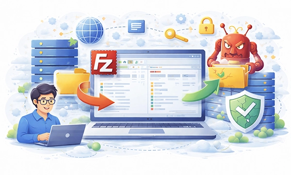 FileZilla EAI_NONAME DNS Resolution Error