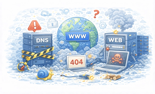 Fixing DNS or Web Server Misconfiguration Error