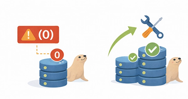 Fix 0 Databases Allowed Error