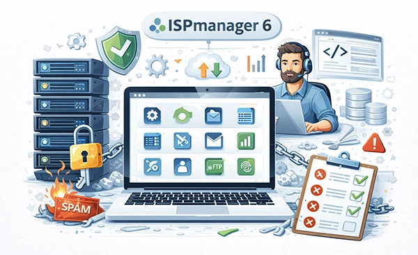 ISPmanager 6 Control Panel Common Problems