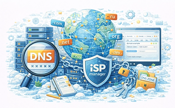 Managing DNS in ISPmanager Guide