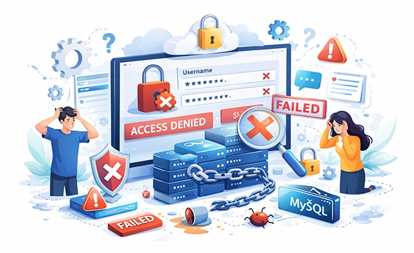 MySQL Authentication Failed Fix
