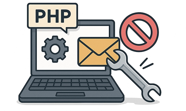 Fix PHP mail() function disabled for security reasons