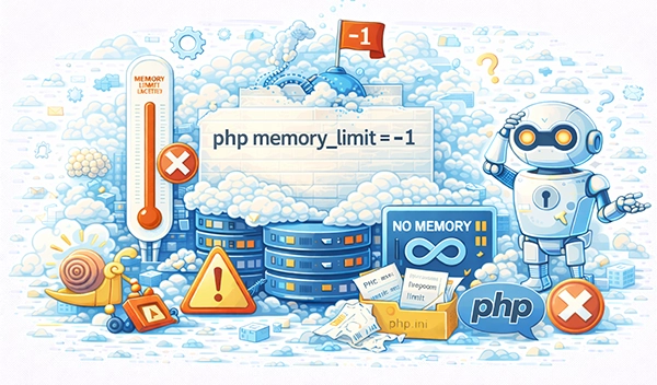 PHP memory_limit = -1 Explanation