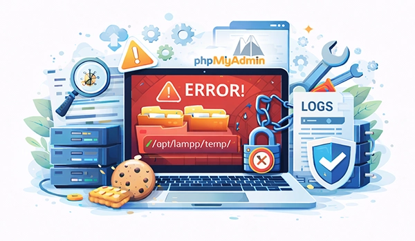 Fix phpMyAdmin Session Start Error