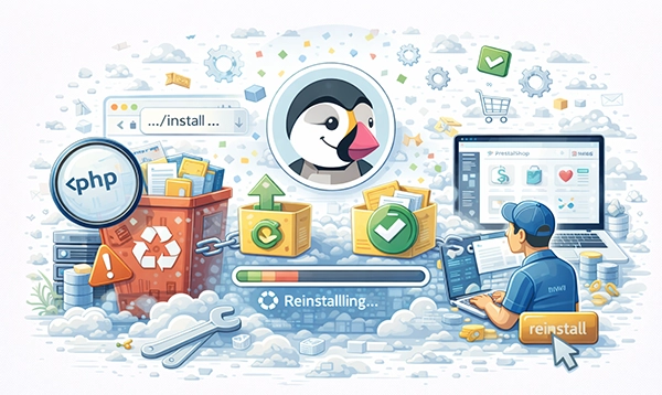 PrestaShop Reinstallation Guide