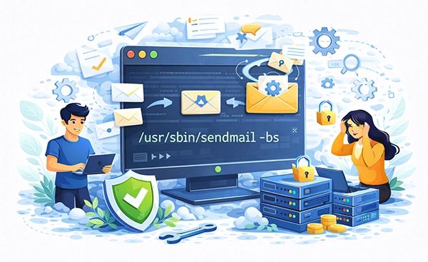 Sendmail -bs Command for Script Email Notifications