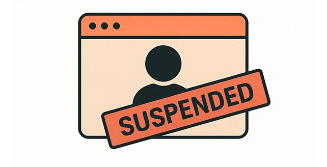 Account Suspended -   